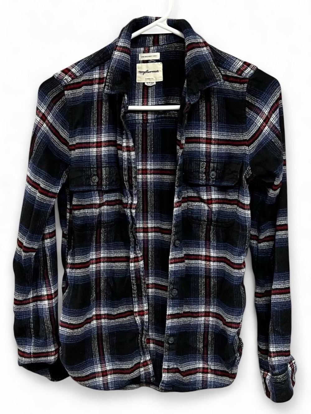 American Eagle Amazingly Soft Button Down Flannel Shirt XS